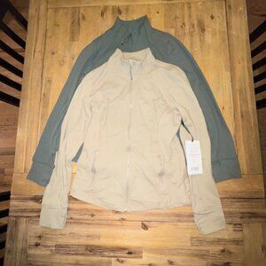 LOT OF TWO 90 Degree Reflex Zip Jacket, Size L, NWT